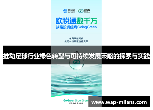 推动足球行业绿色转型与可持续发展策略的探索与实践