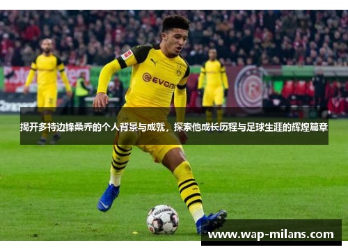 揭开多特边锋桑乔的个人背景与成就，探索他成长历程与足球生涯的辉煌篇章