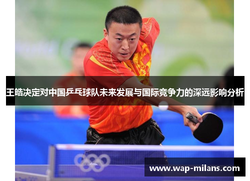 王皓决定对中国乒乓球队未来发展与国际竞争力的深远影响分析